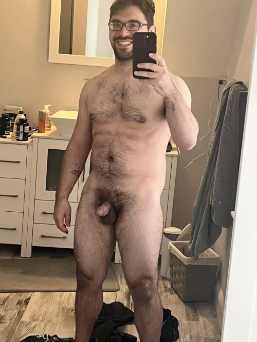M32 142lbs 5’3. Bringing the bush back. Hairy and Proud