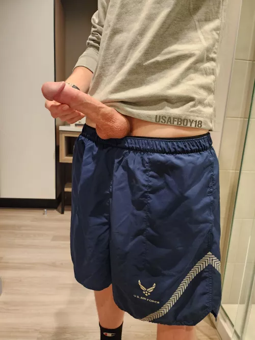 Meet my big fat Air Force dick.