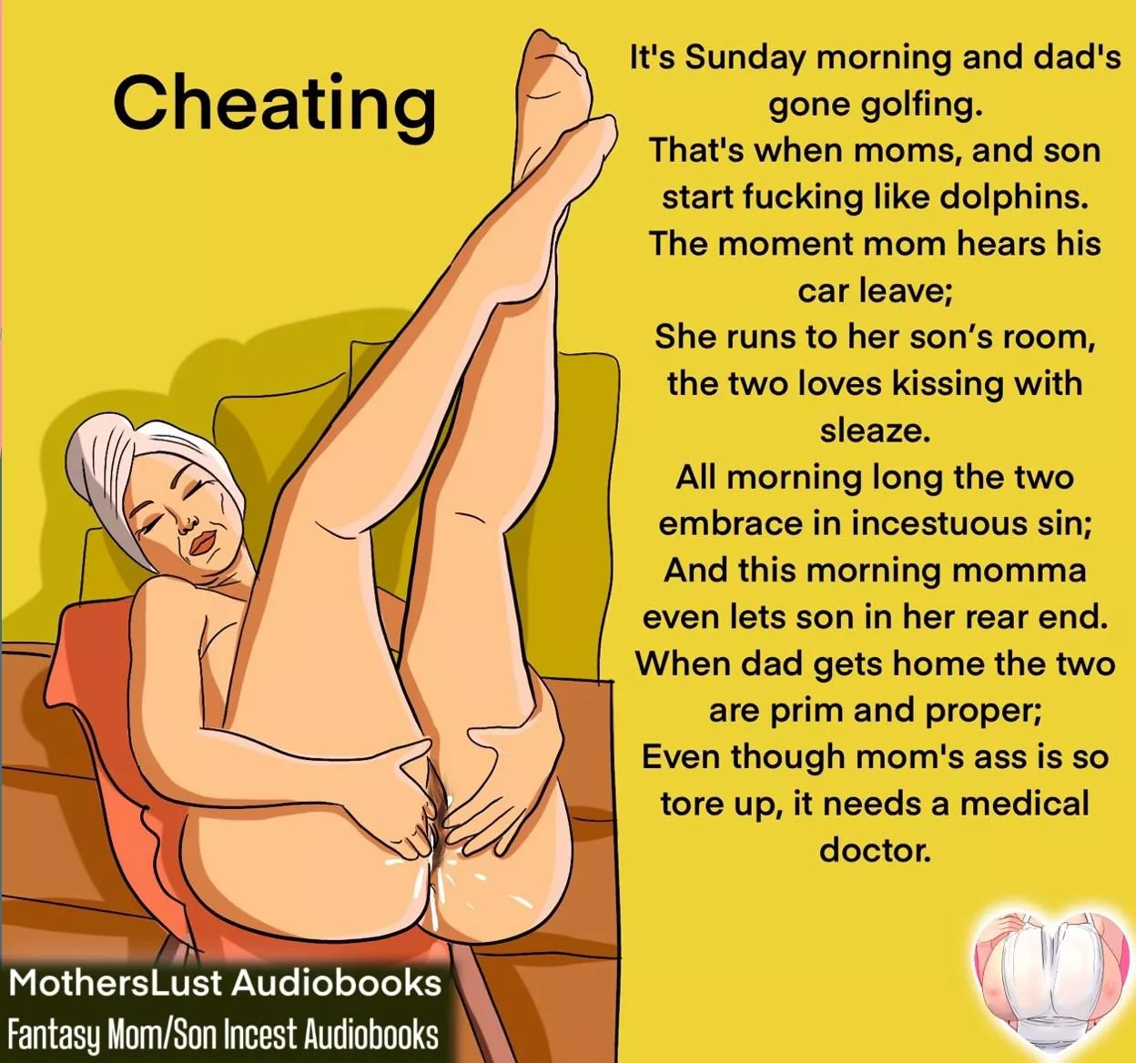 [Mother/Son Incest Art] Momcest Short Story - Cheating Mother [18+]