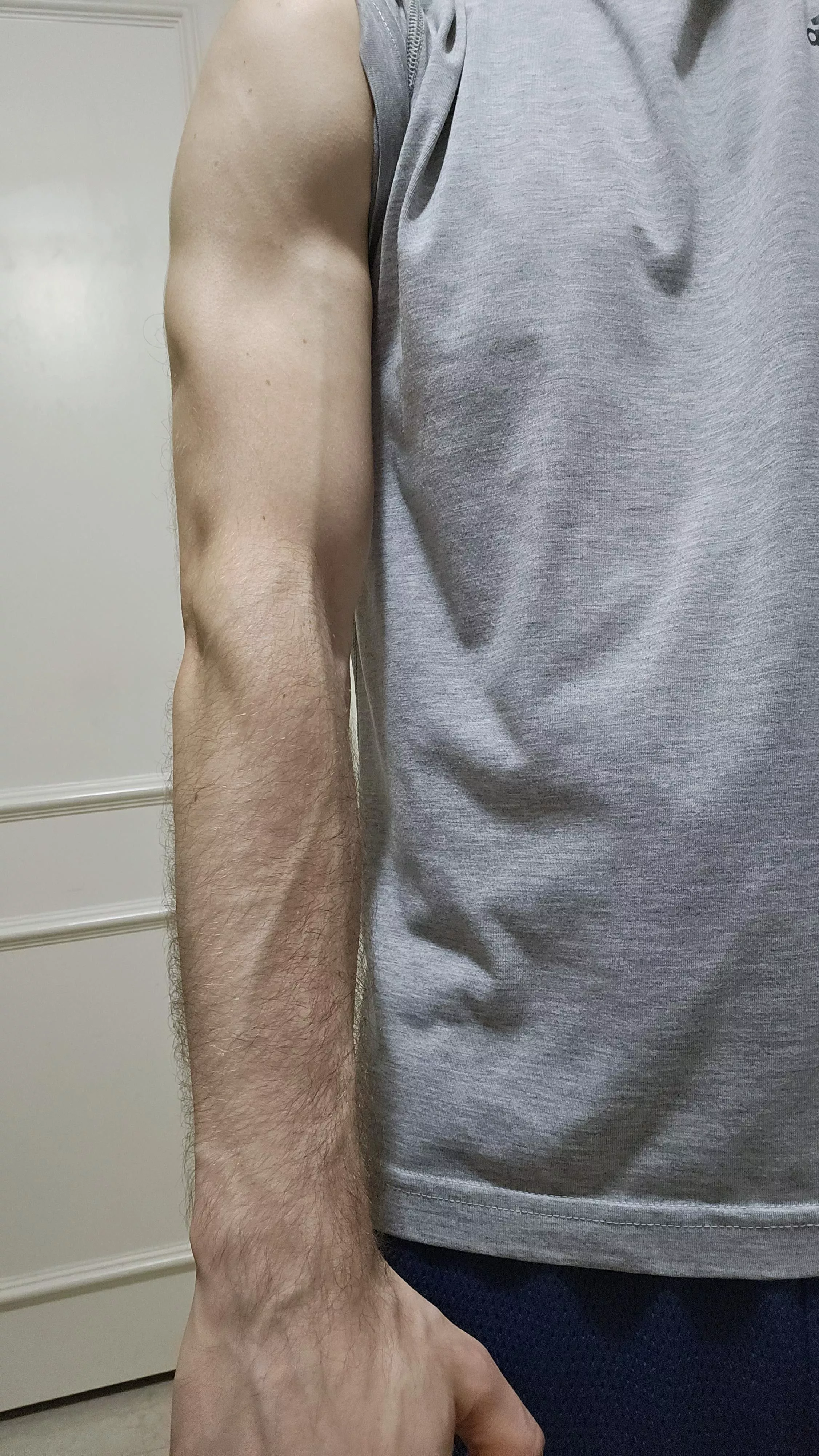 My forearms are far from huge, but I've been putting on a bit more muscle the last couple of months