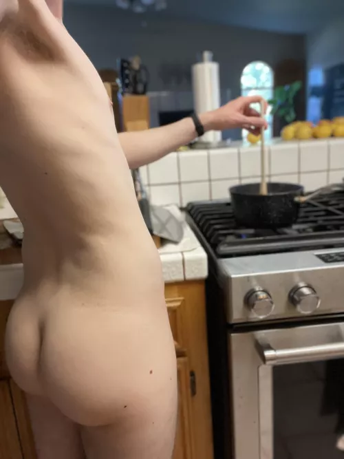 Naked cooking 😈
