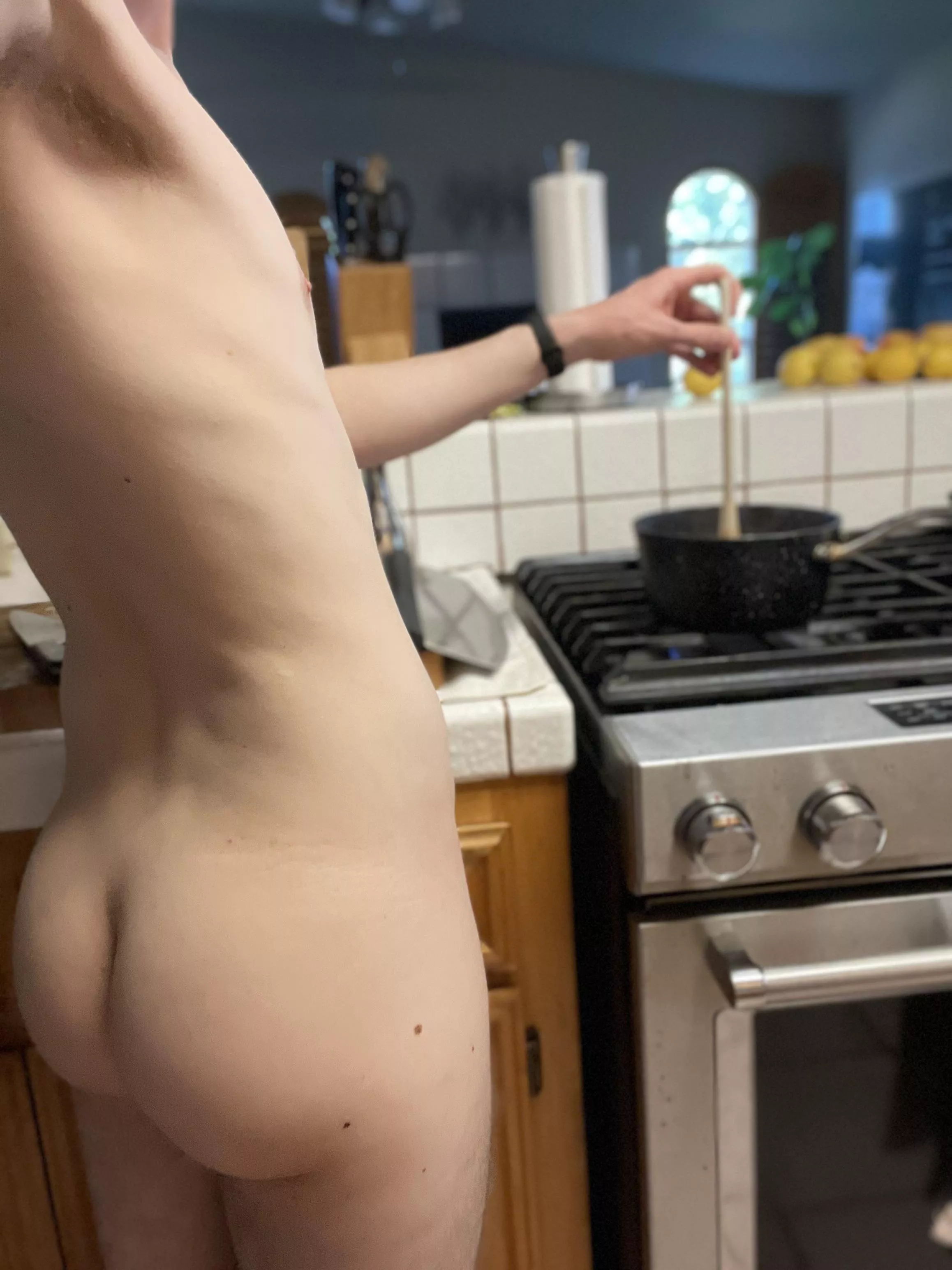 Naked cooking 😈