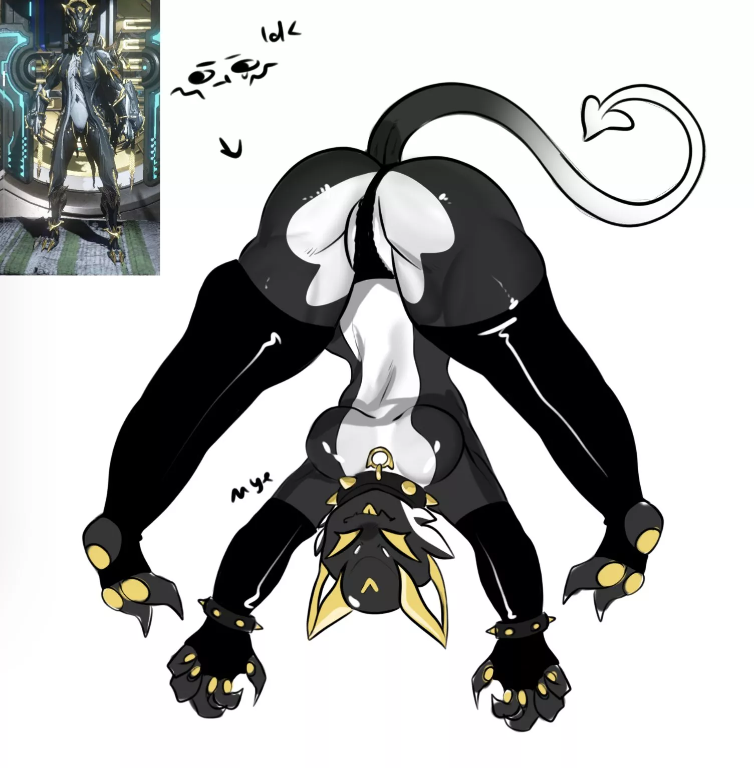 [Valkyr OC] Stretching (ImblueDexo)