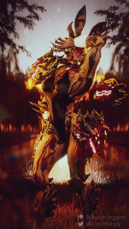 [Voruna] Posing while wearing a bunny suit