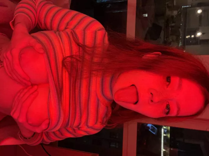 Wanna play with my nipples?