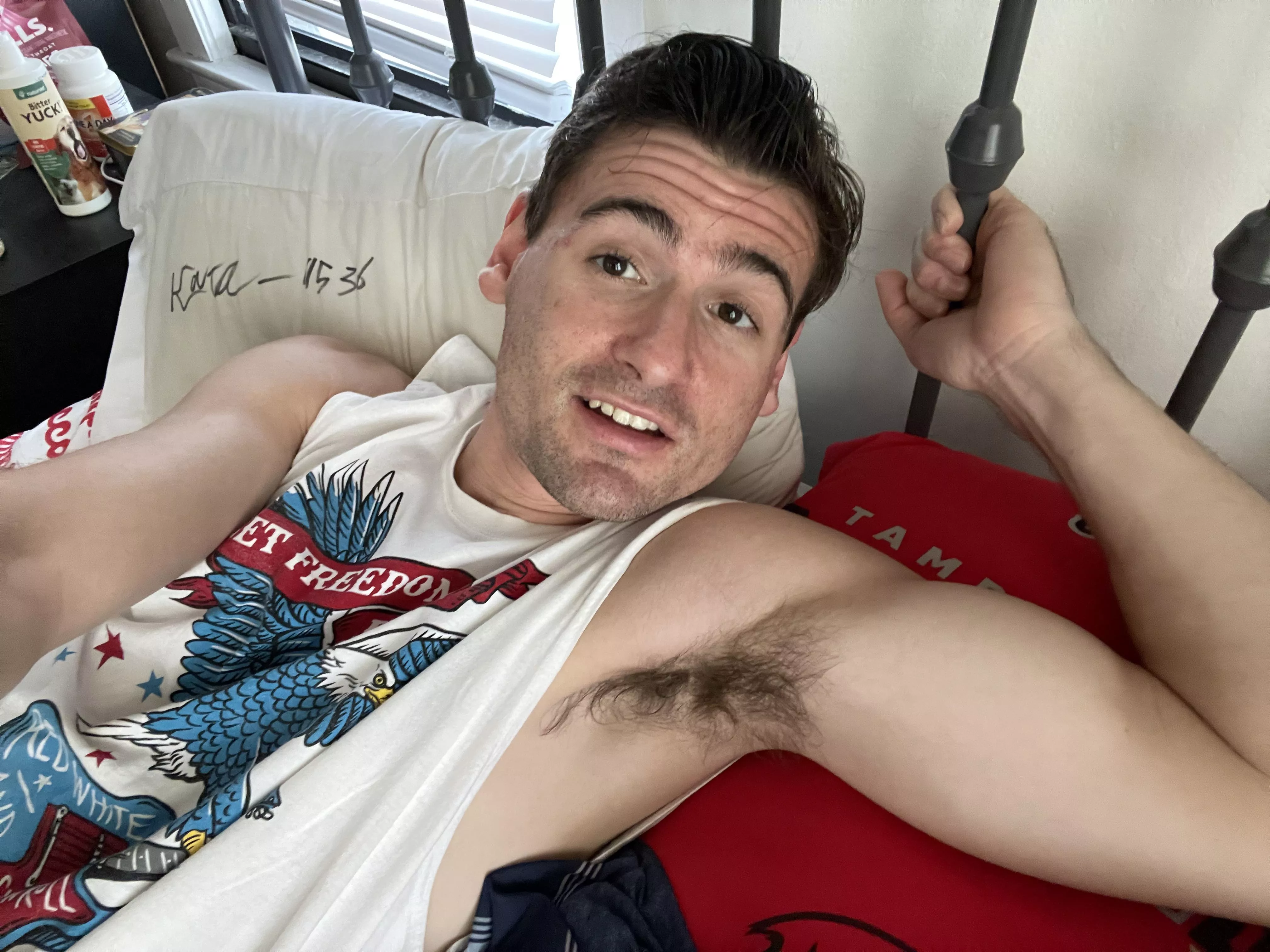 Who would play with him and his armpit?