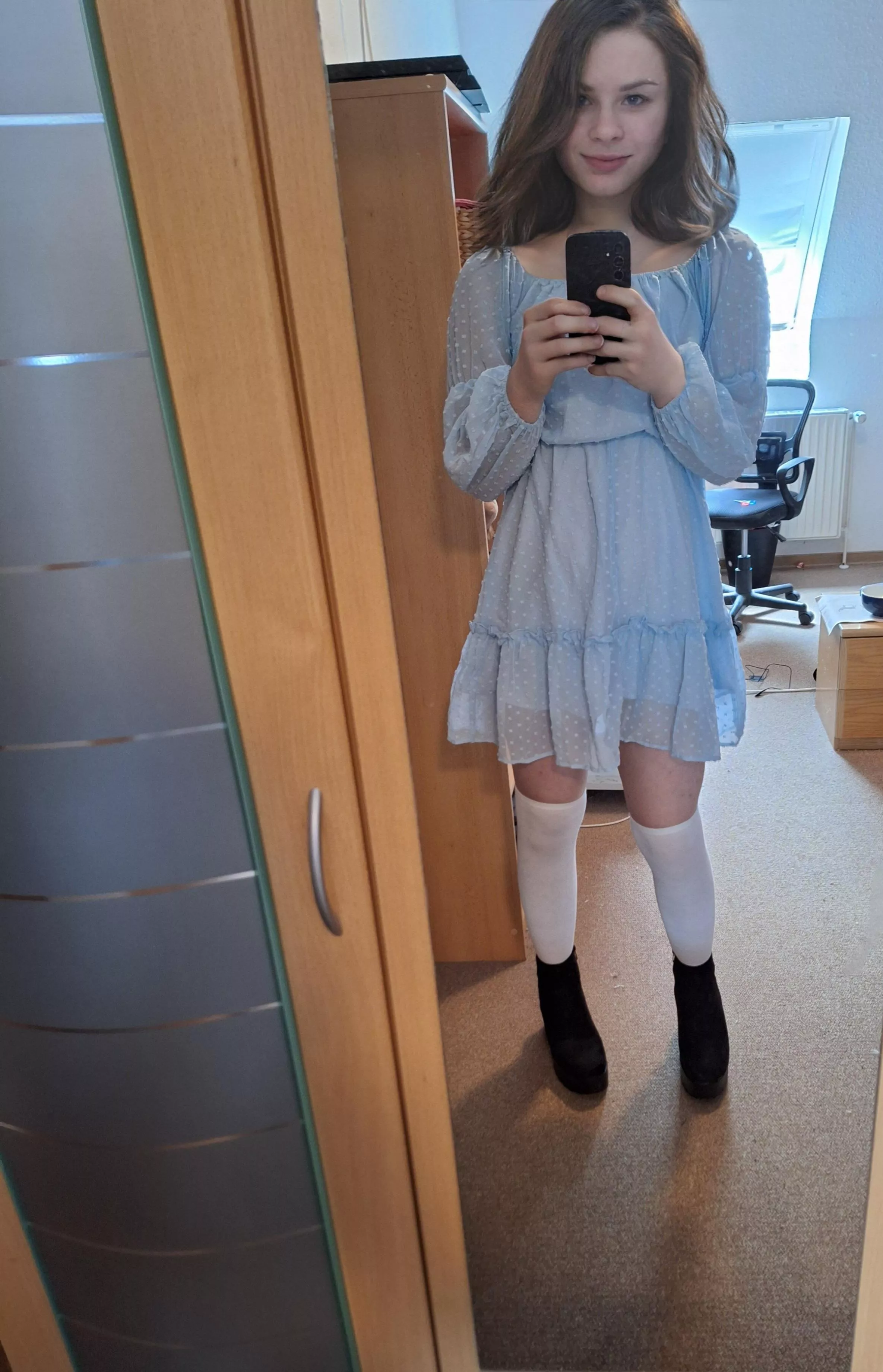 you like my new dress?😊