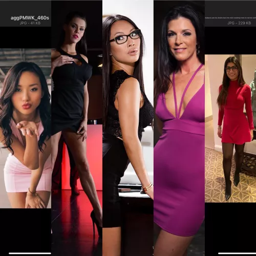 Alina Li, Peta Jensen, Asa Akira, India Summer and Mia Khalifa