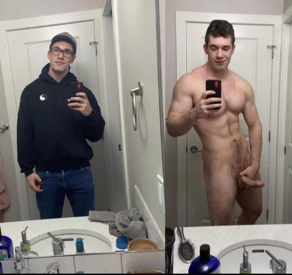 At 6’4 it’s hard to hide this alpha body in anything other than a hoodie