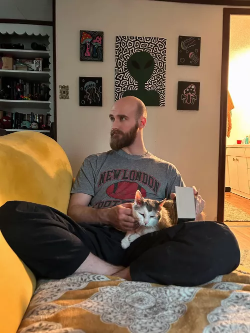 Books and kitties ❤️