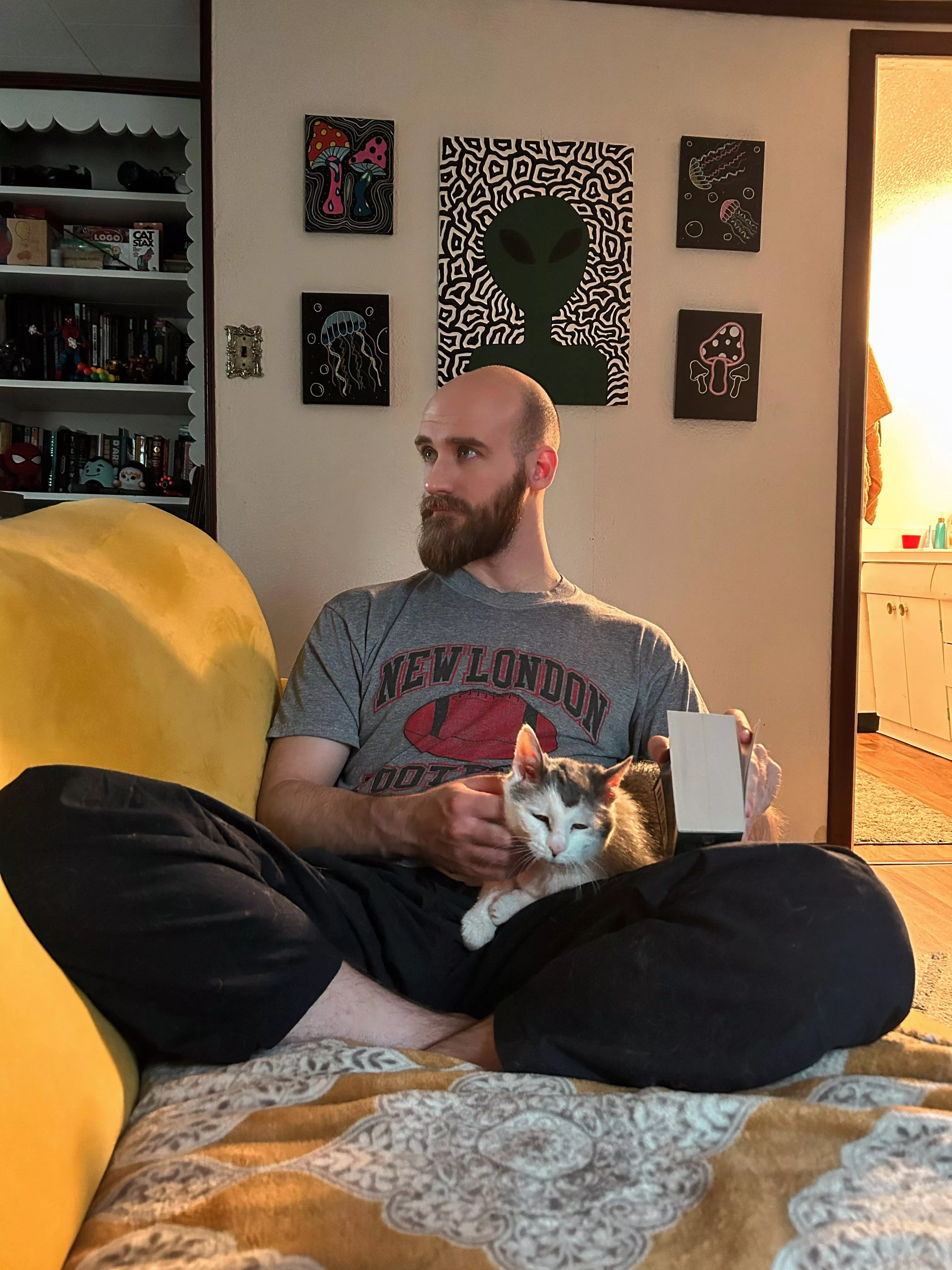 Books and kitties ❤️