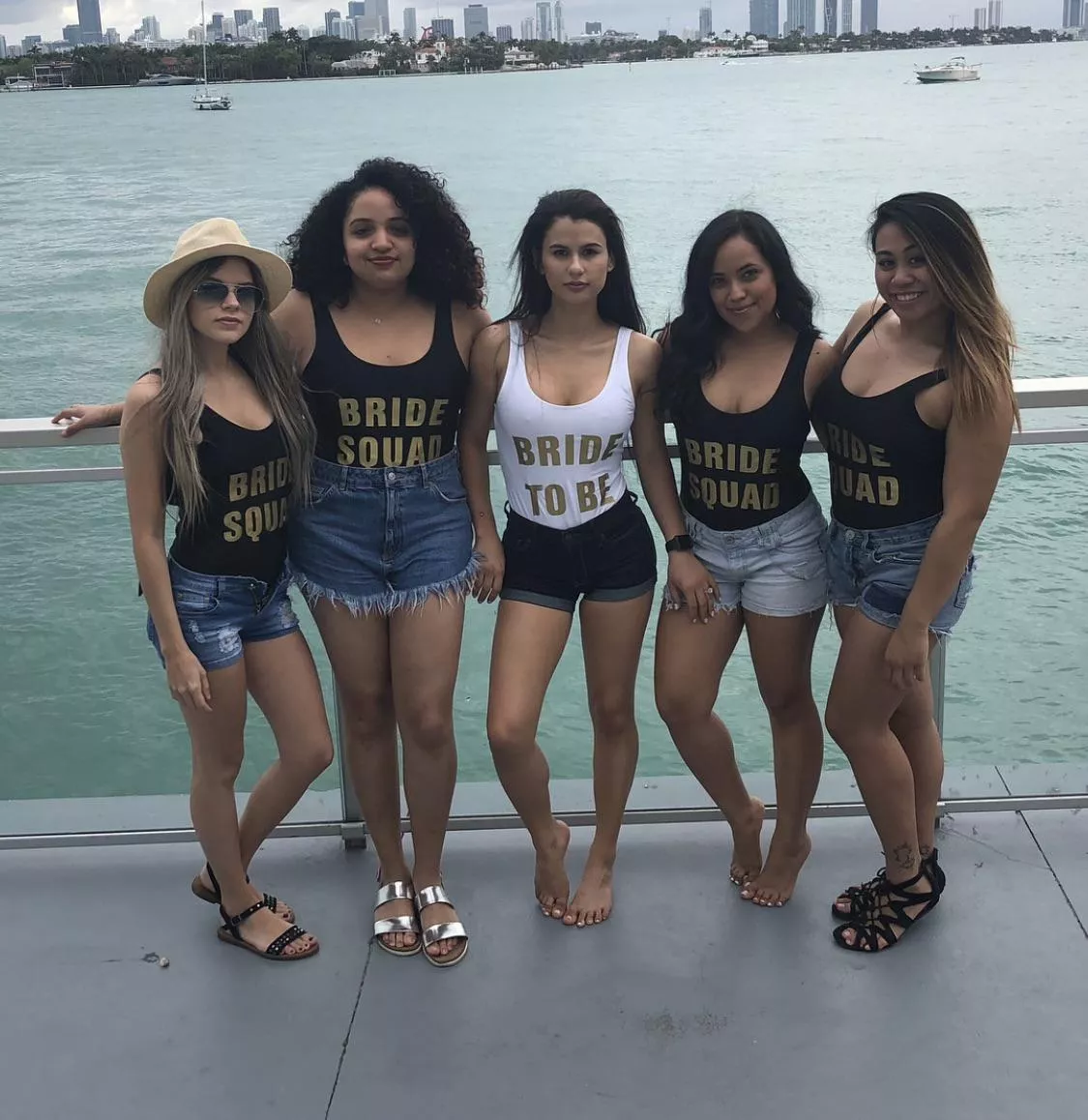 Bride and her friends