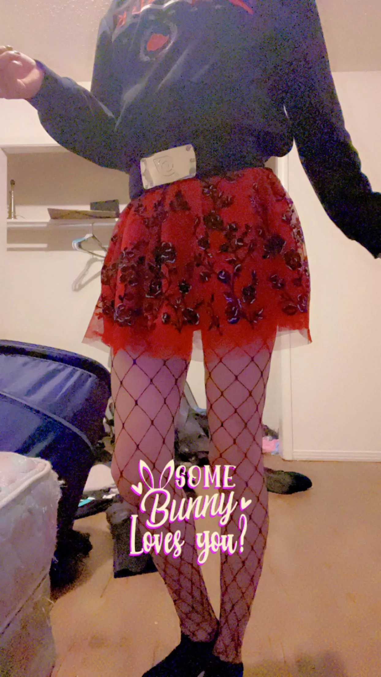 Decided to dress up after a long day of work uwu