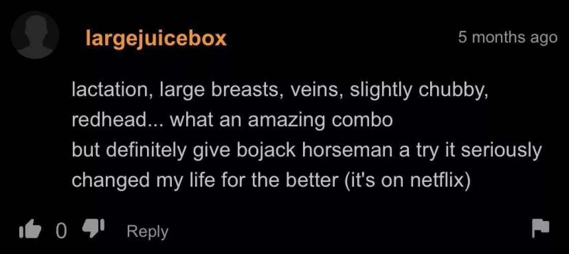 Dude advertising the show?