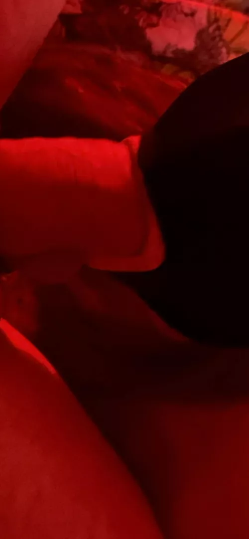 Feeding time for my little slave…