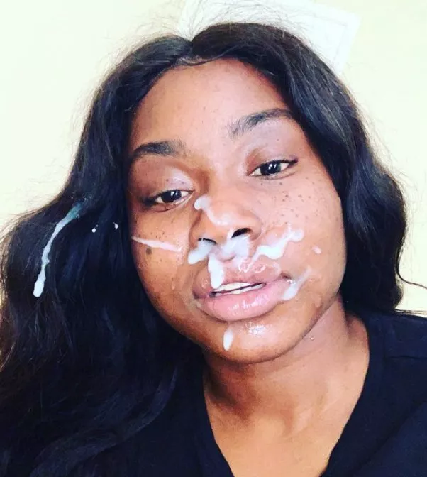 Freckled cutie got plastered