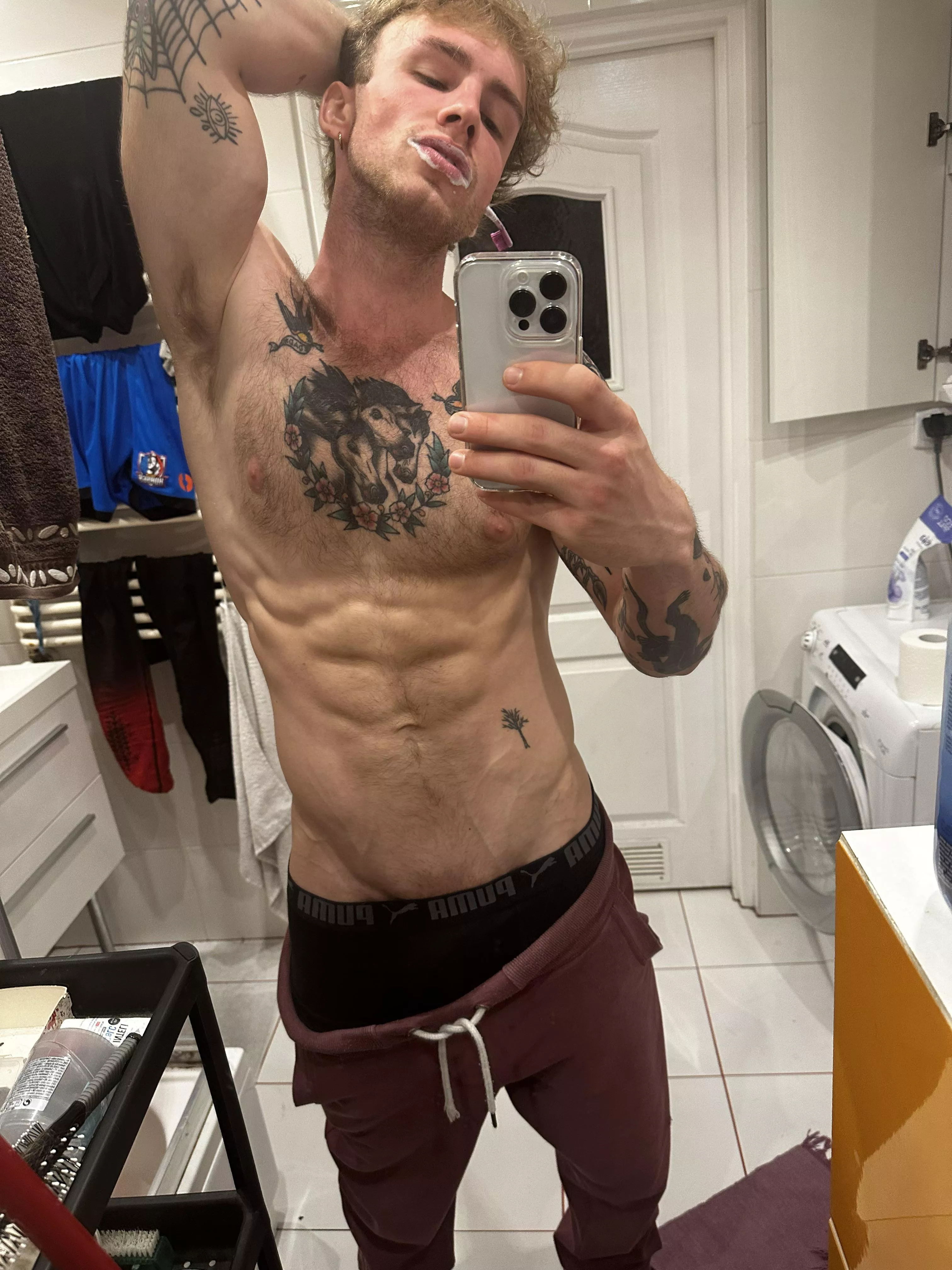 Gettin ready for cuddles;)