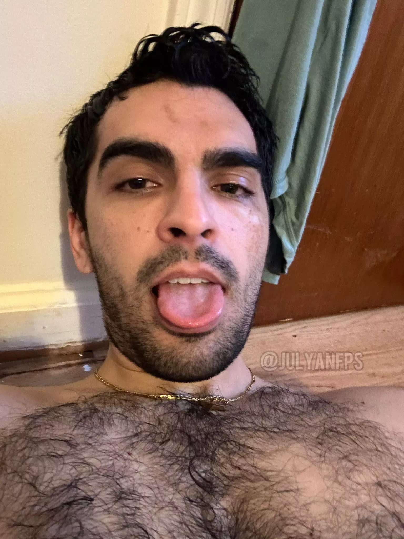 Grab my chest hair while you ride me