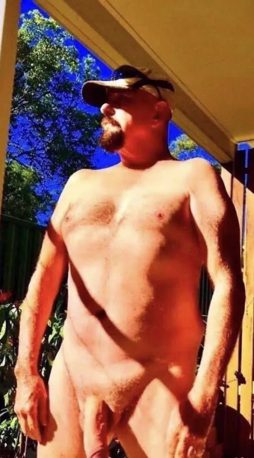 Loving the early morning sun getting some vitamin D.