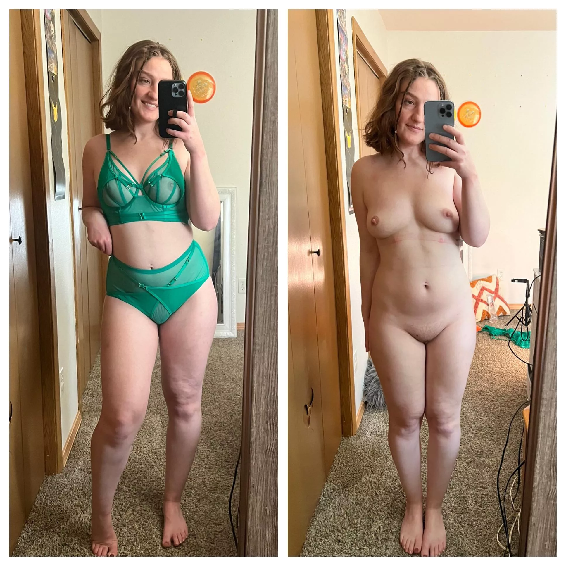 Mommy in lingerie vs mommy nude