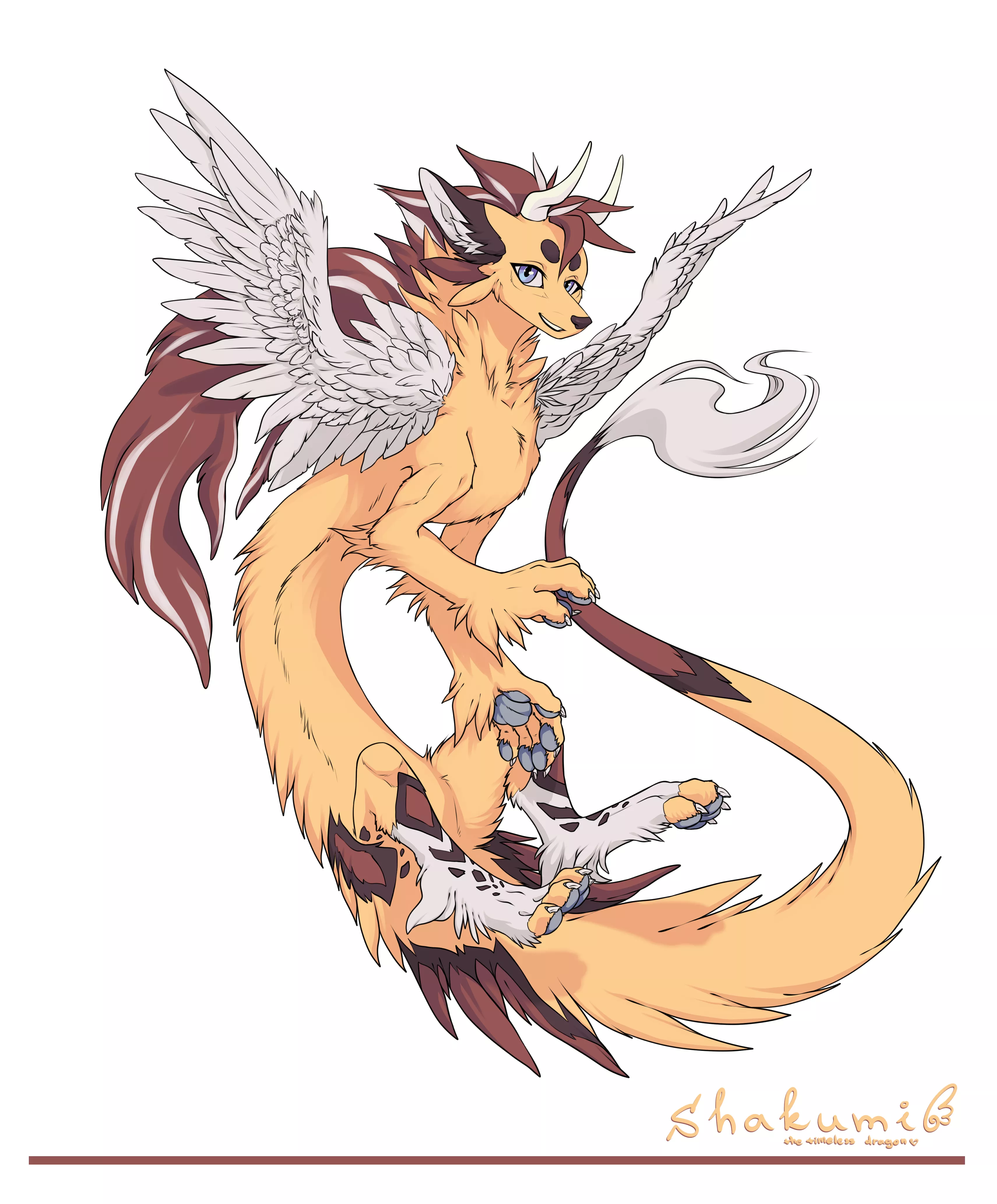 My dragon form :D (art by me)