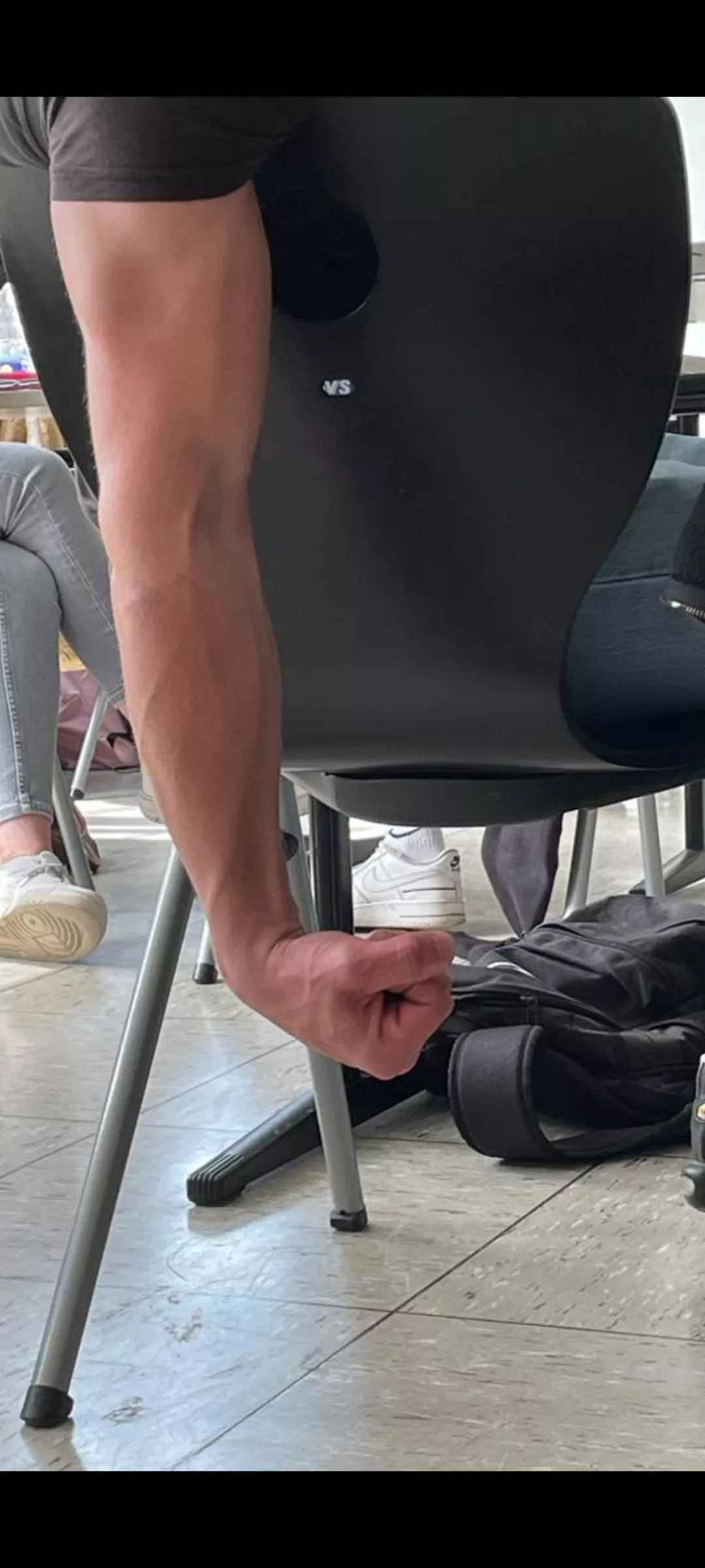 My forearm in class lol