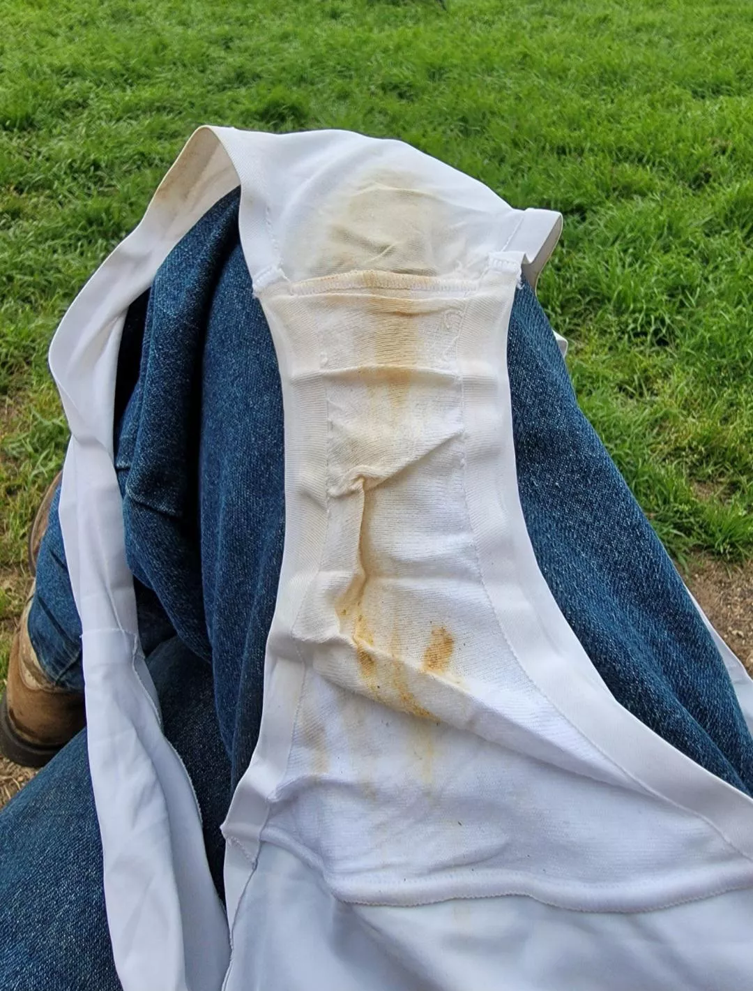 My regular outside enjoying my panties 🤗🤗