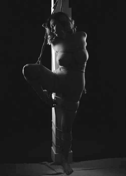 Post tied photo shoot