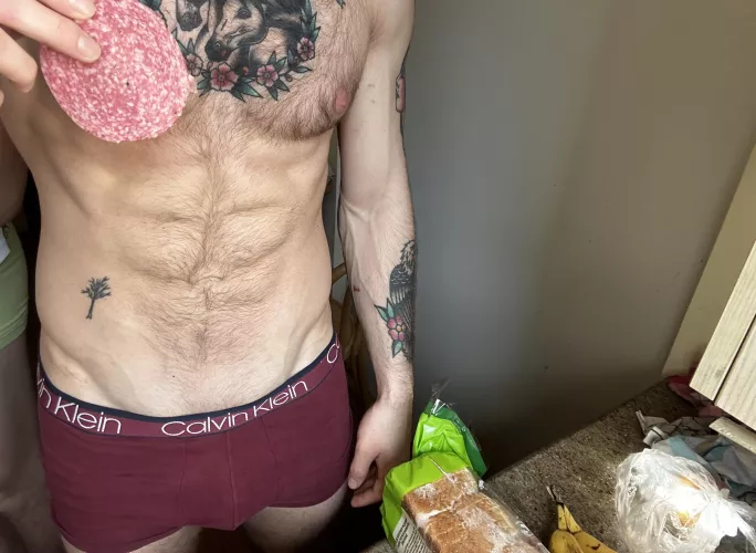 Red Calvins with some meat.