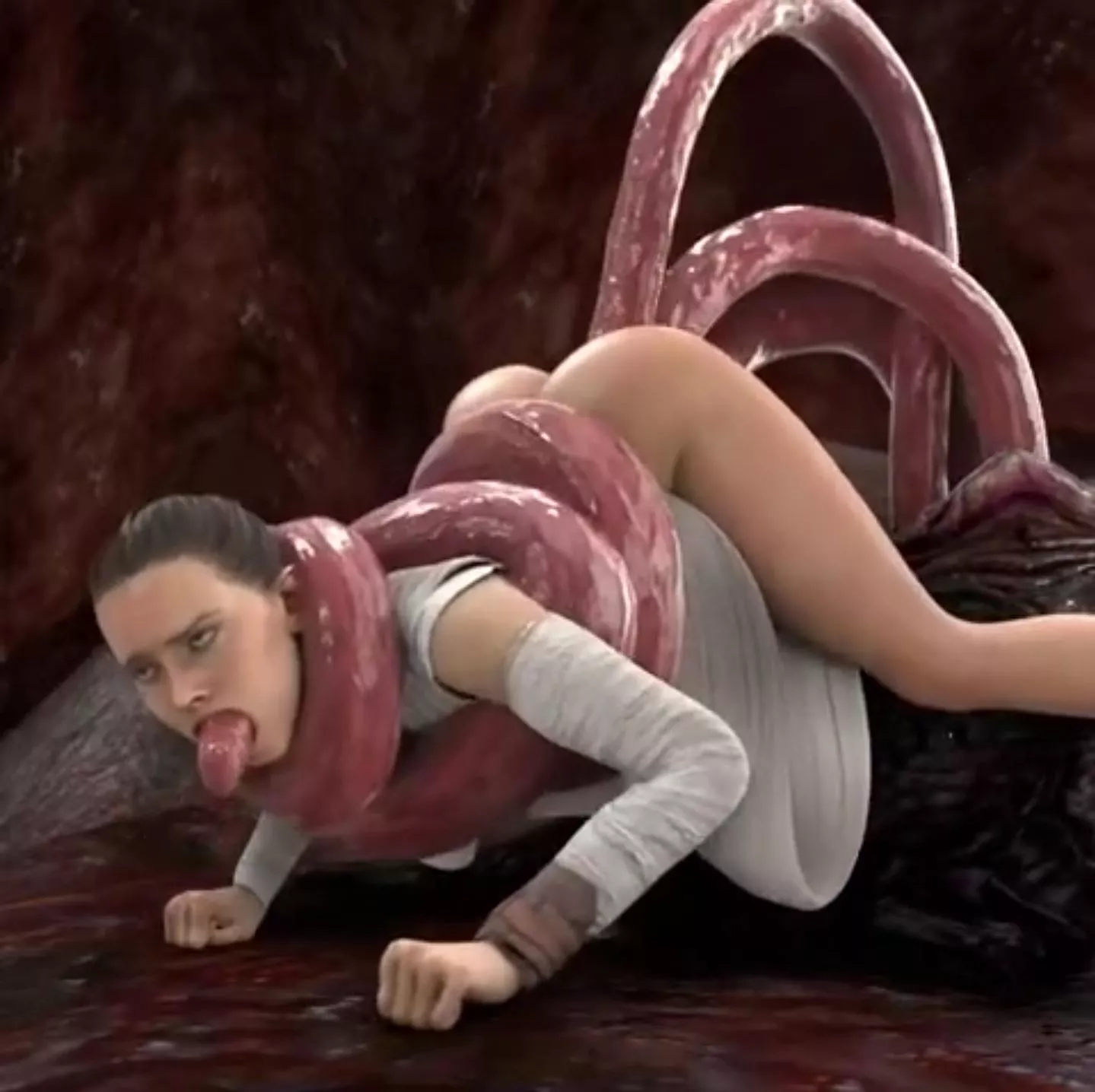 Rey held down and used all the way through 😈 (artist: avstral)