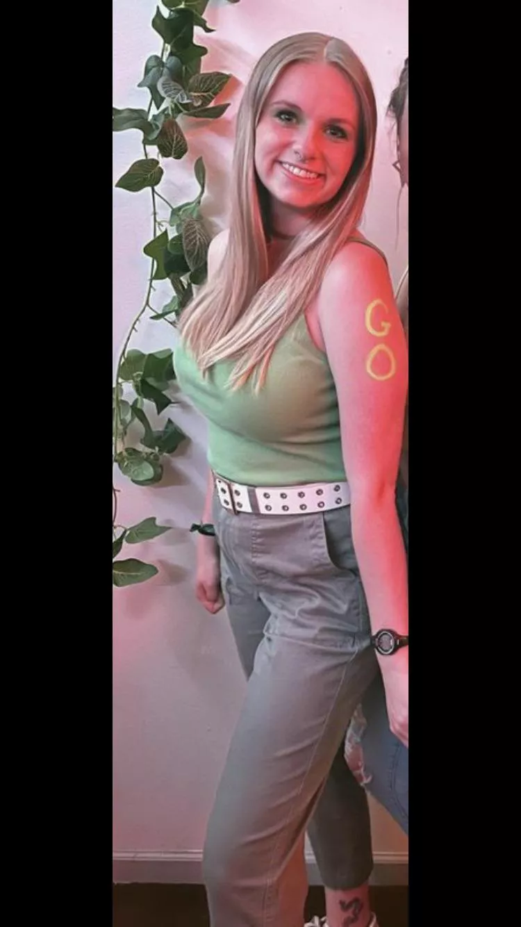 smuggling some melons everywhere she goes