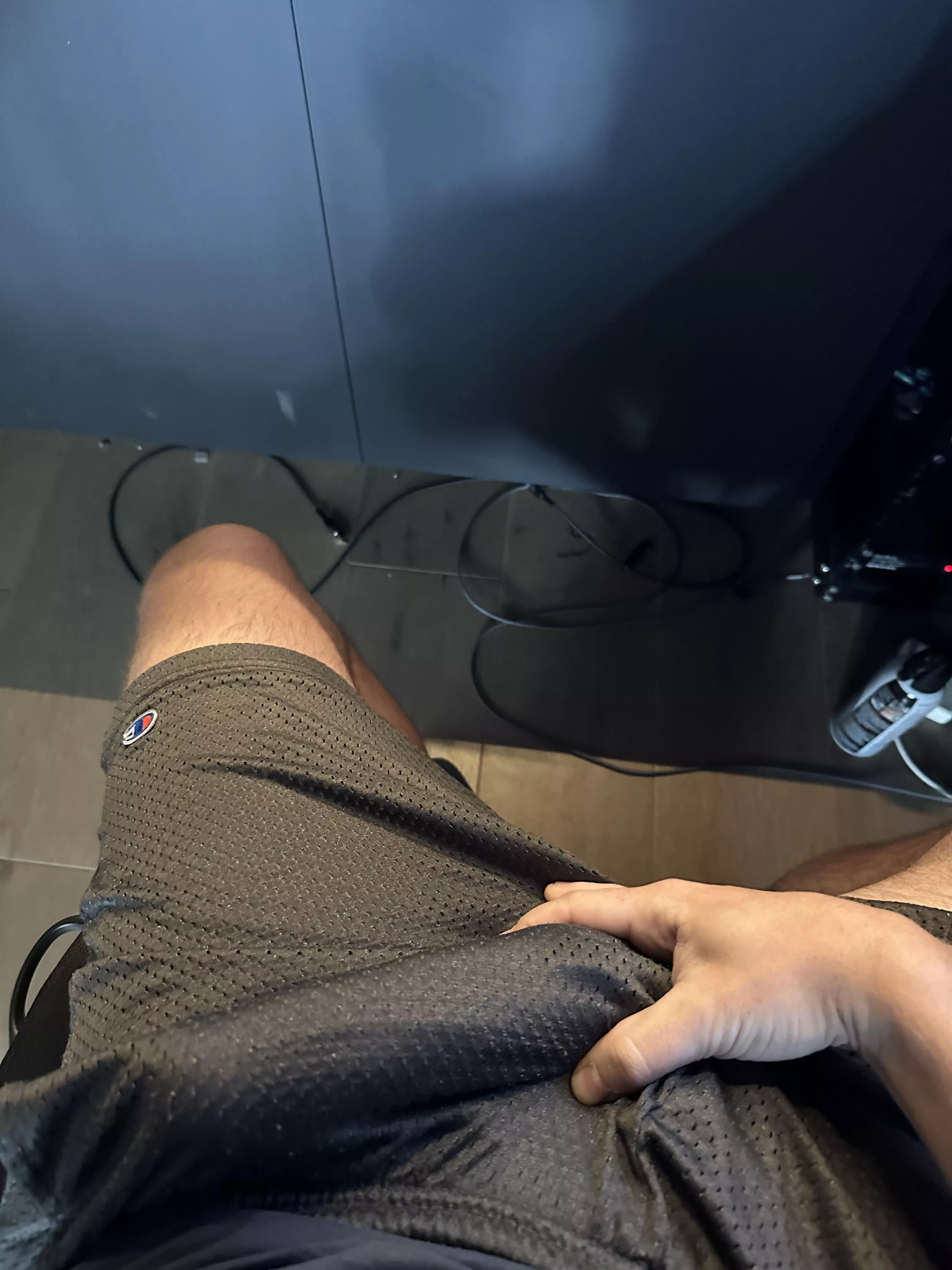 Swelling up in my shorts ... so hard