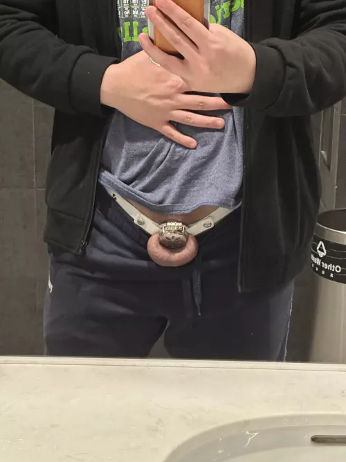 The lower part of my balls itch and hurt when i put them in chastity any suggestions on what i should do ?