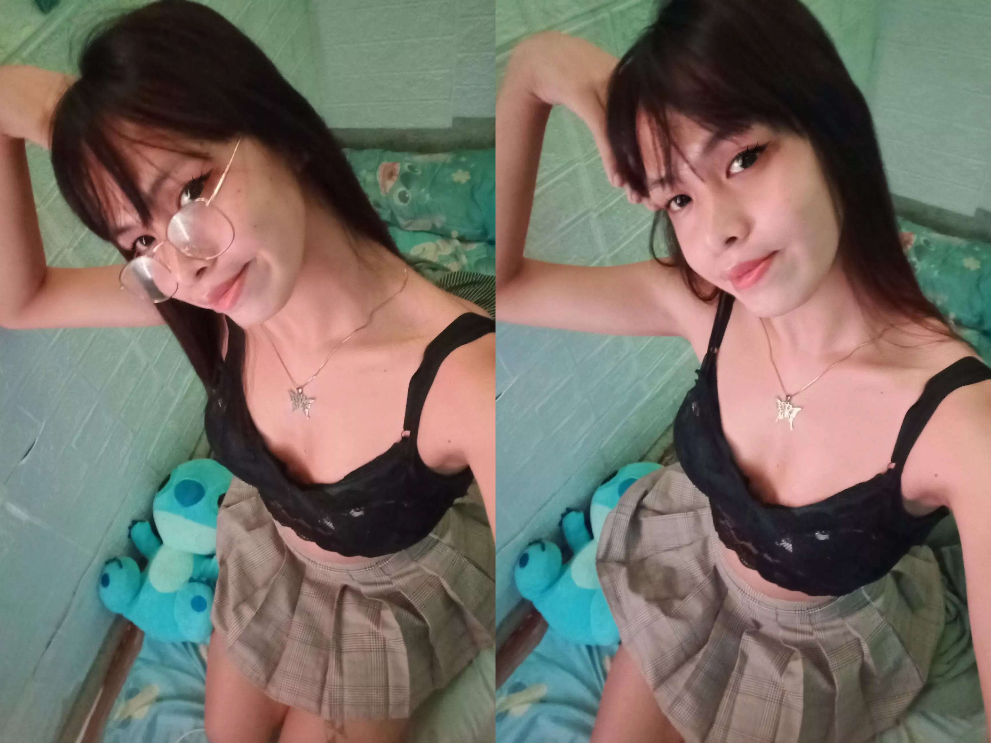 What do you prefer? with eyeglass or without? ....