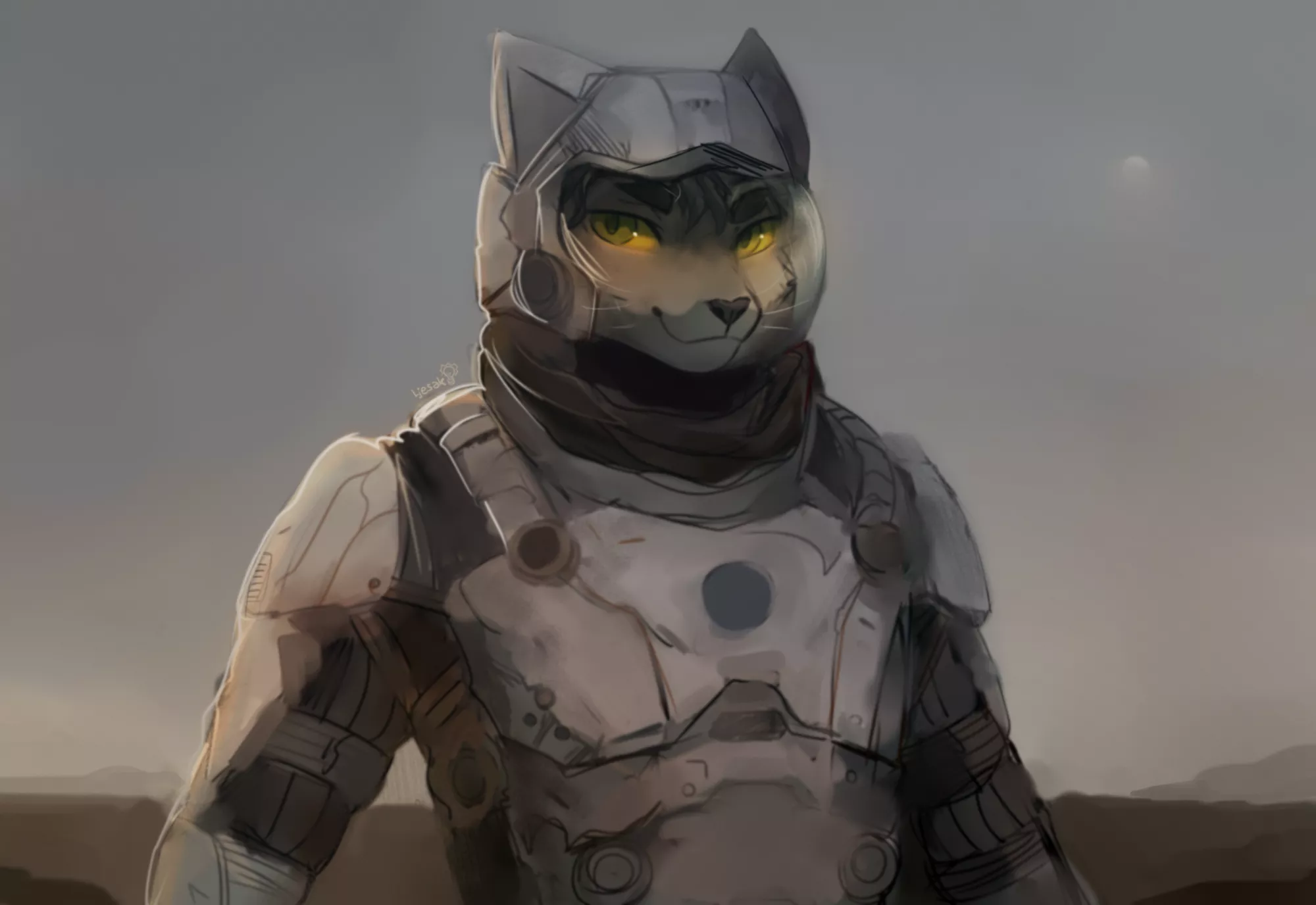 yatagan (commission, art by me) 🌙