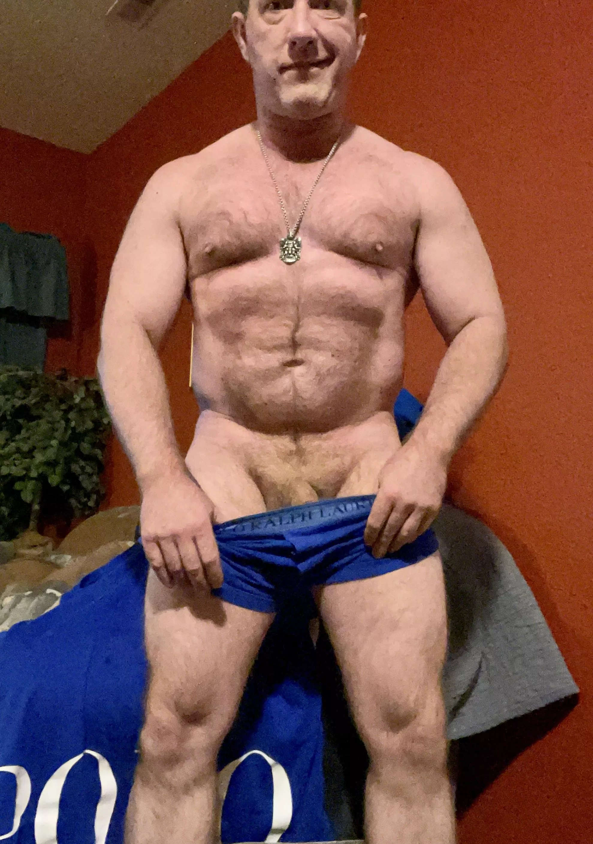 47(M) quiet night relaxing after the gym