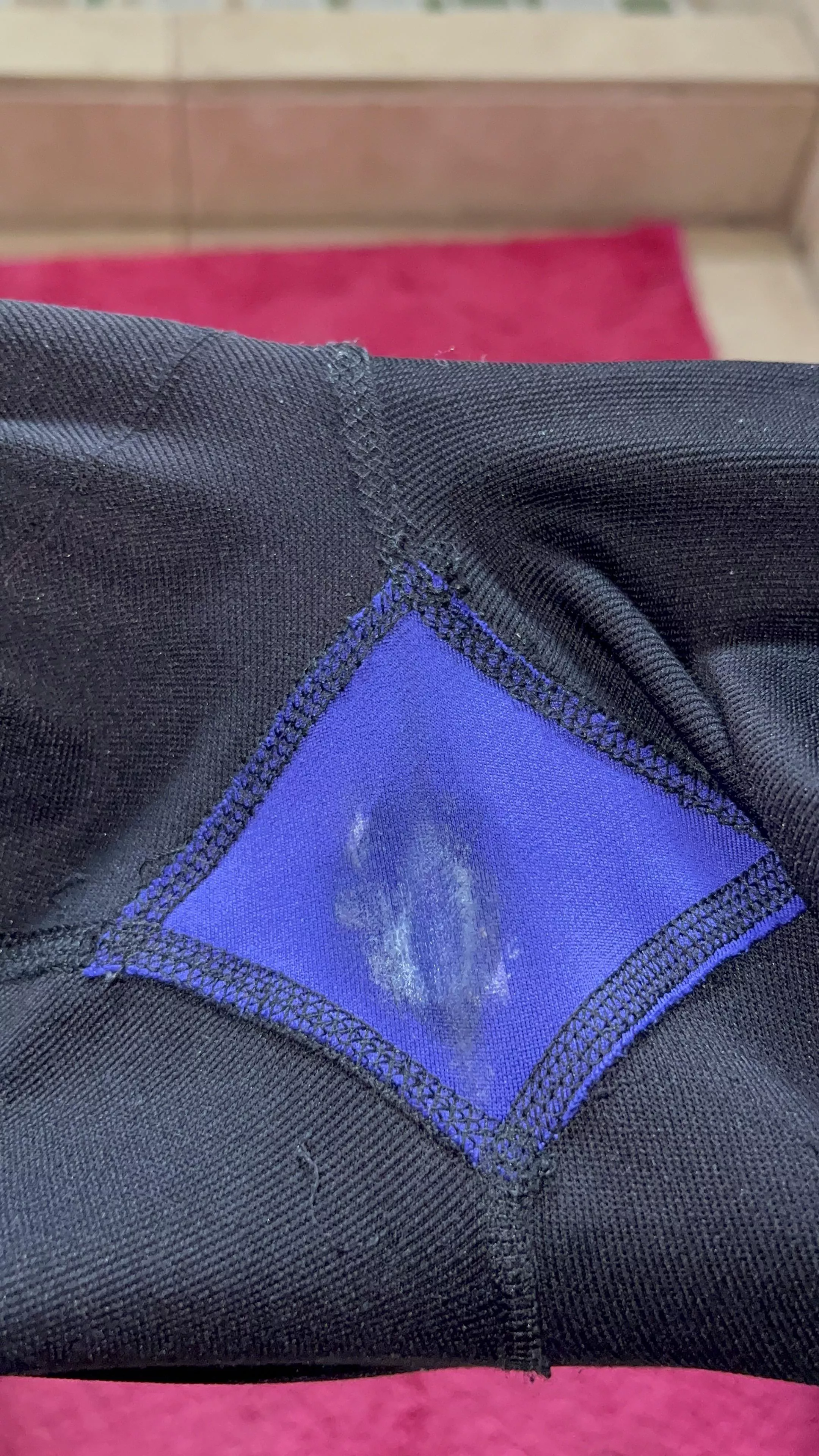 after exercising today very wet and cream