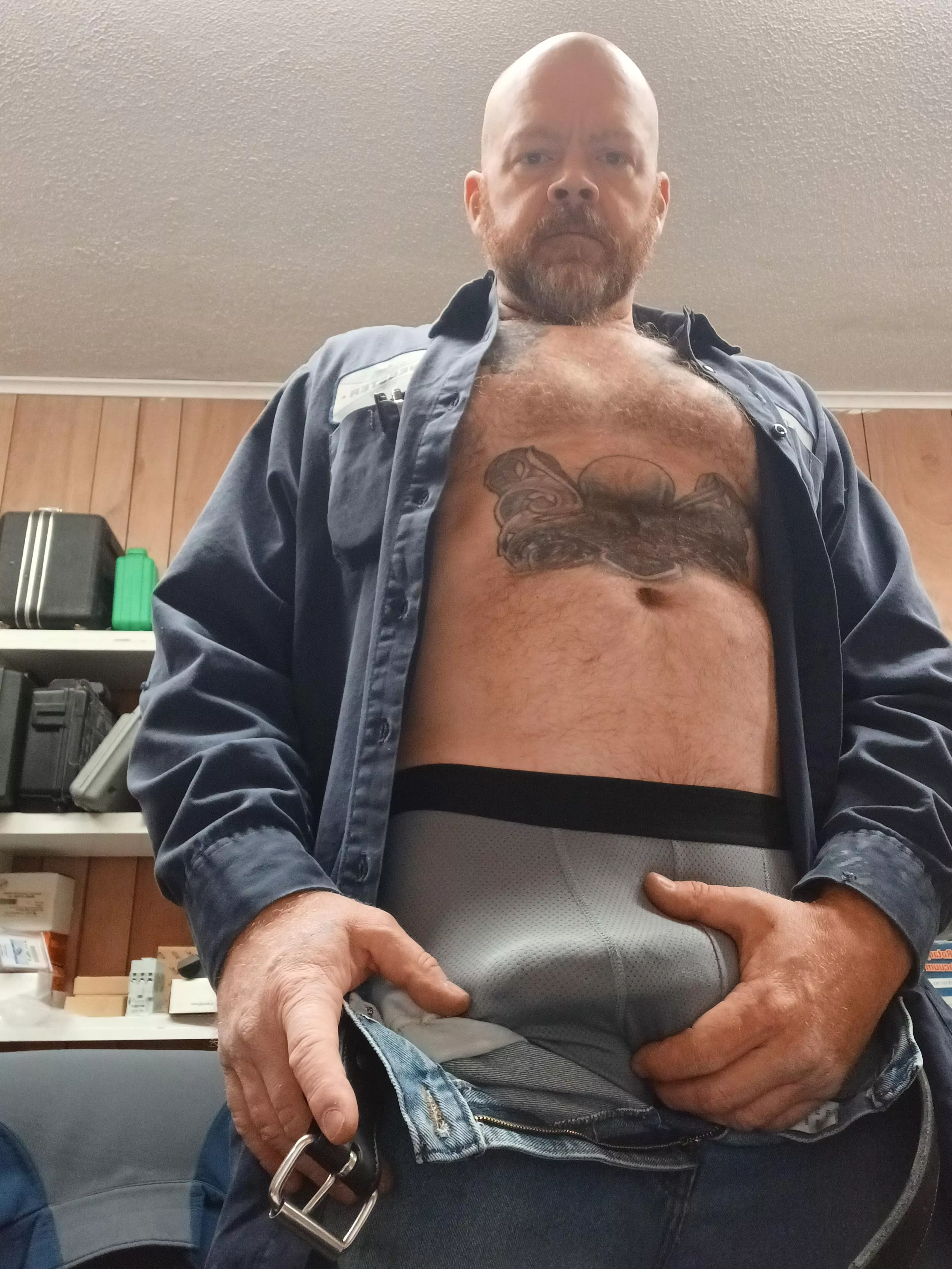 Daddy is getting a little excited at work [45]