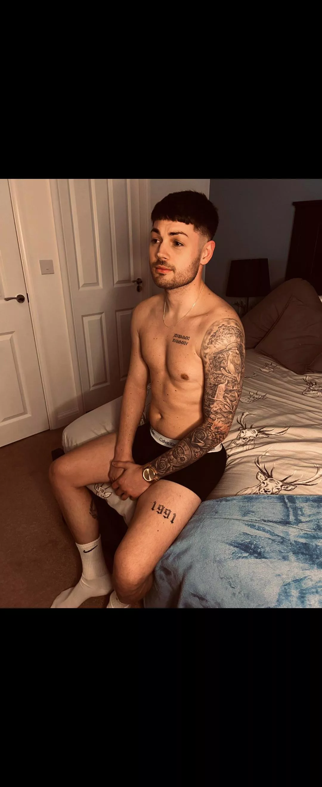 Didn't wanna get out of bed this morning