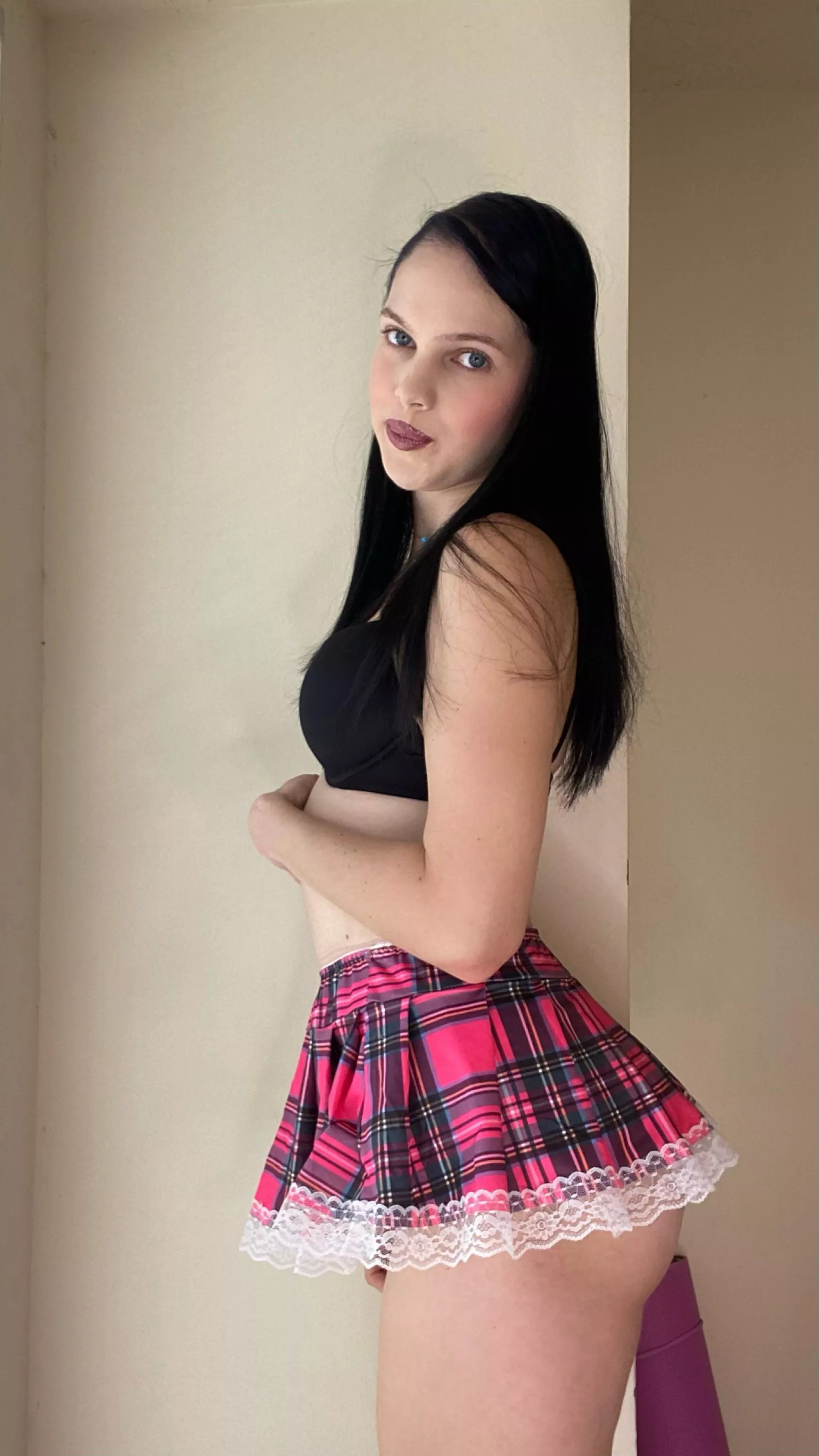 [f] hii! 🩷 showing you my new skirt (-: