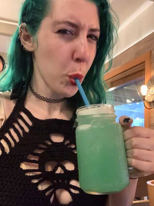 I can't resist a blue hawaiian