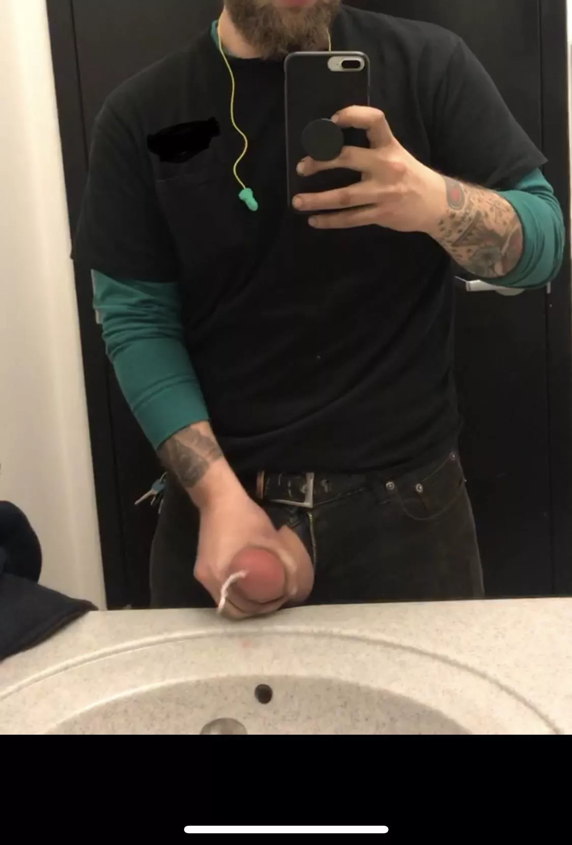 I don’t remember anyone saying it was against the rules to film yourself cumming at work