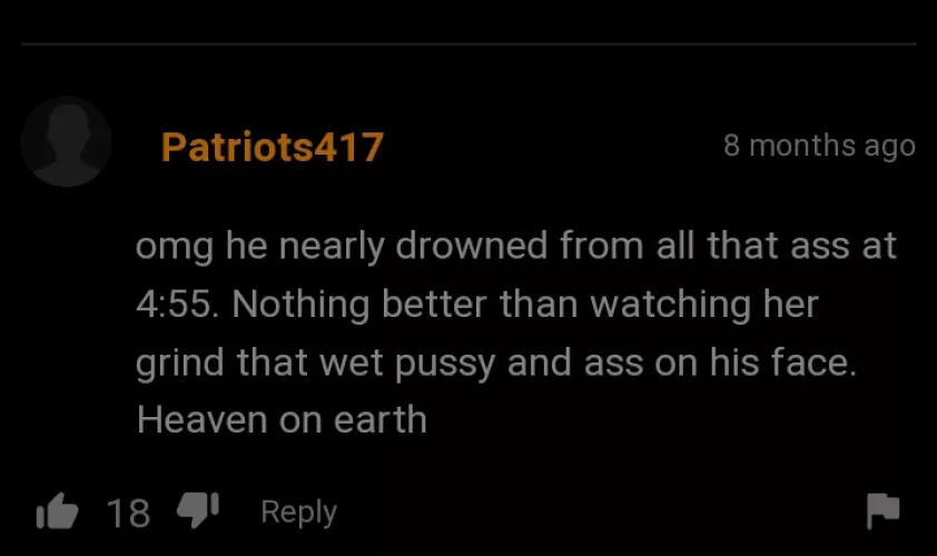 Imagine dying from that