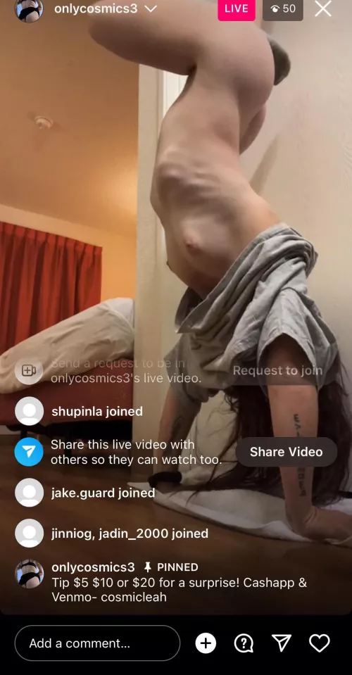 nip slip on ig.. DM me for full vid it won’t let me post on here