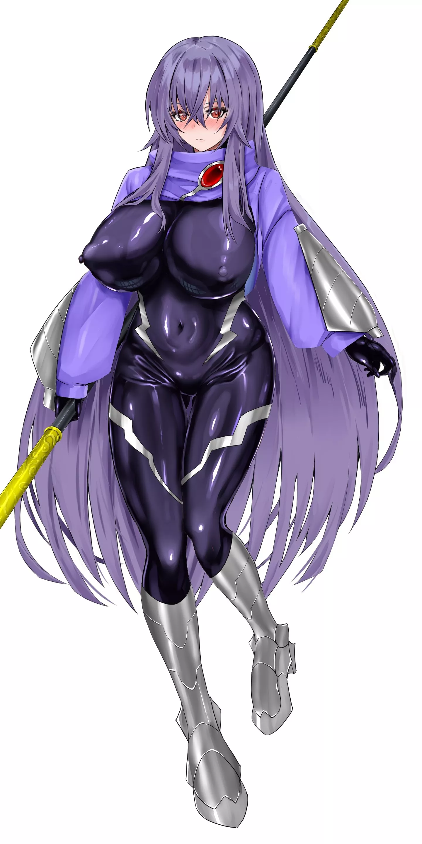 Purple Combat Suit