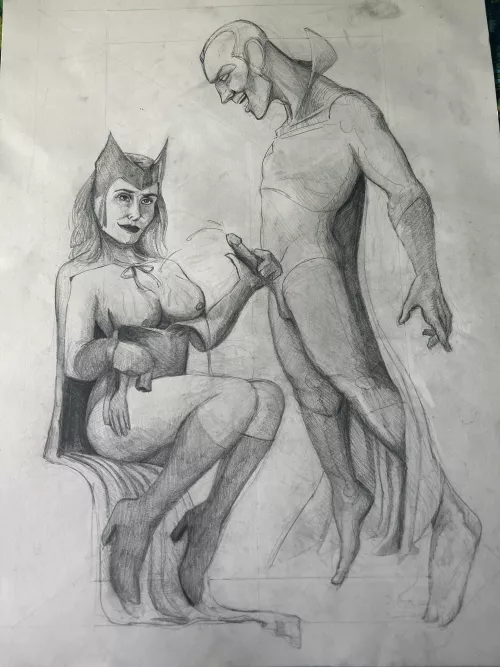 Scarlett Witch Handjob