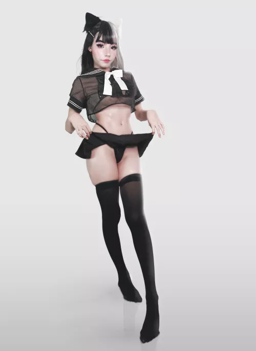 Sexy Goth Neko Girl :3