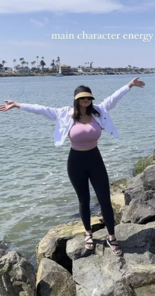 She’s definitely the main character 🤪