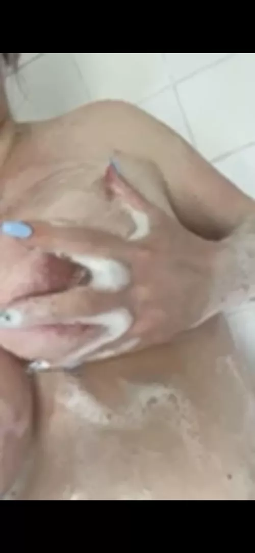 Soapy titty pic
