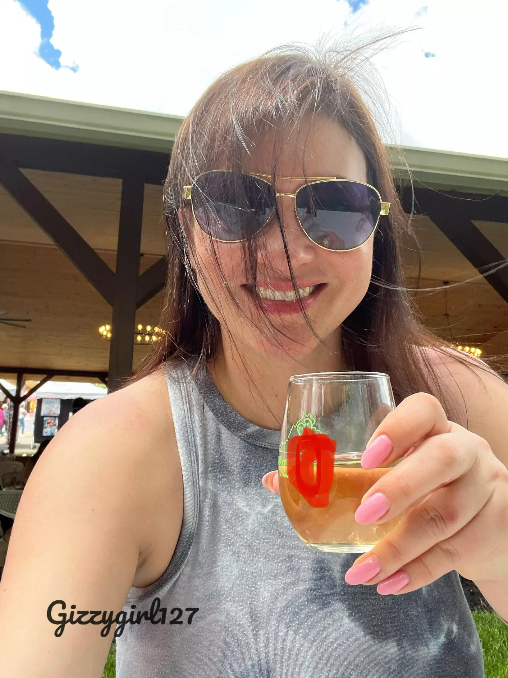 Sort of love wine too much